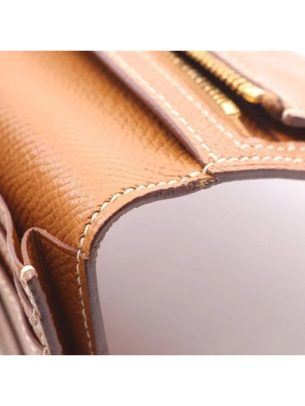 Hermes Bifold Wallet Bearn Soufflet Gold